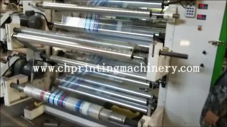 Changhong marque OPP PE LDPE HDPE sac en plastique Film Flexo Machine d'impression 6 couleurs